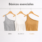 Blusa - Destello de cristal - Básica rib