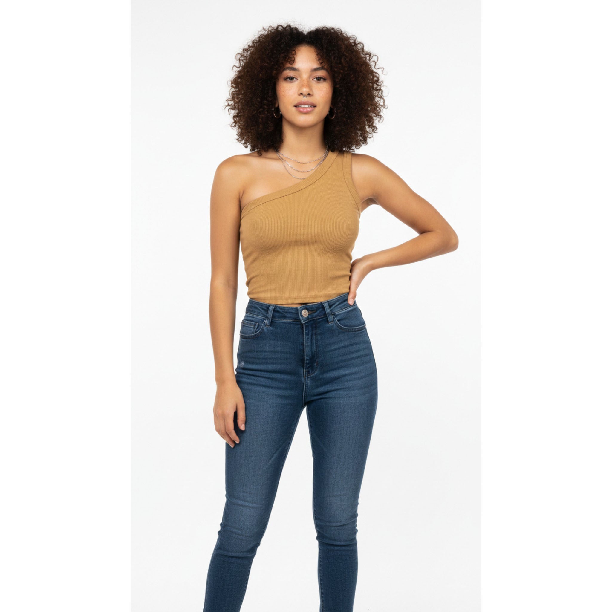 Destello Solar / Básica rib - Mostaza 011